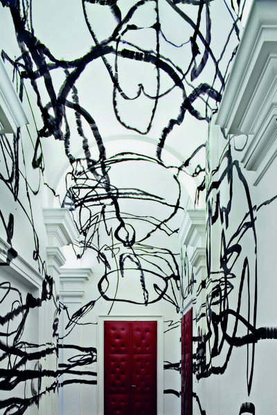 Soleil Noir. Depression and Society, acrylic, Salzburger Kunstverein, Salzburg 2006