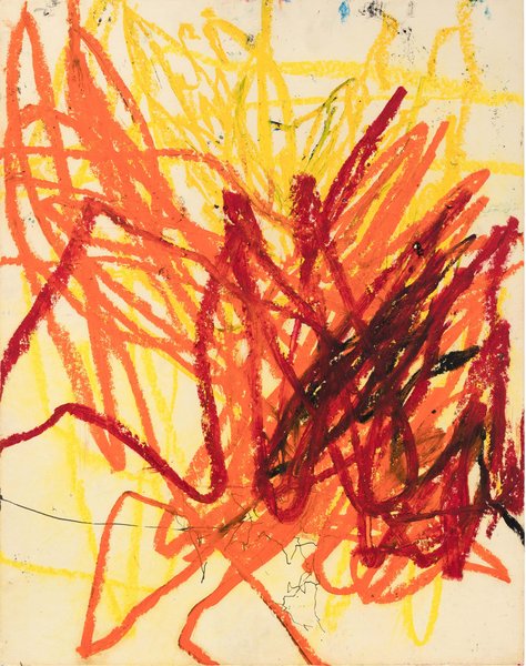 untitled, 1995, mixed media, paper on wood, 23.62 x 19,68 in 