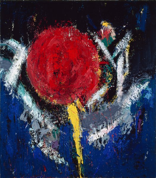 untitled, 1986, oil on canvas, 62.99 x 55.11 in