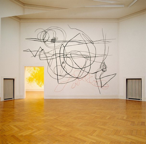ohne Titel, Kohle, Ölstift, Pastell, Tusche, Kunsthalle Bern, Bern 1994