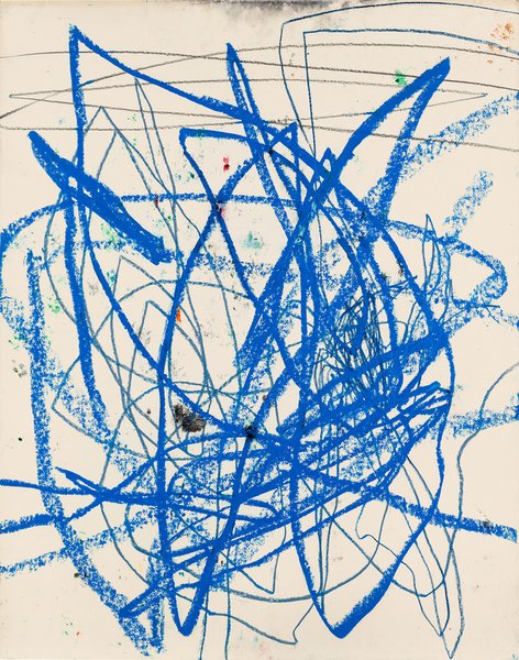 untitled, 1995, mixed media, paper on wood, 23.62 x 19,68 in