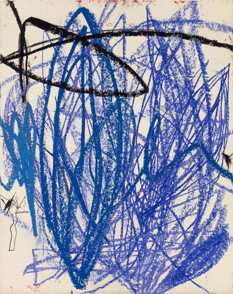 untitled, 1995, mixed media, paper on wood, 23.62 x 19,68 in