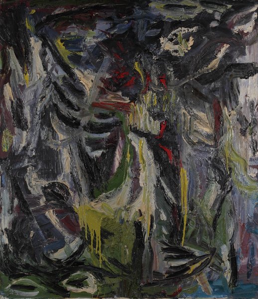 untitled, 1982, oil on canvas, 43.31 x 37.40 in