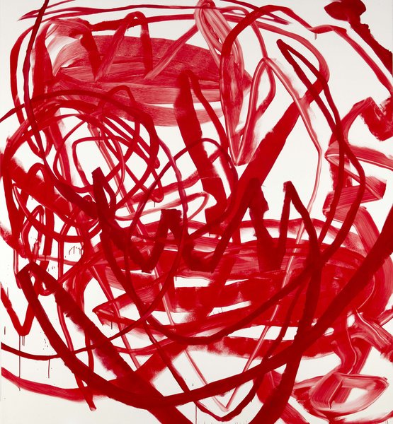 untitled, 2010, lacquer on aluminum, 85.04 x 78.74 in