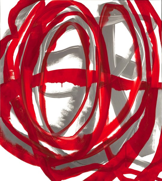 untitled, 2010, lacquer on aluminum, 42.52 x 37.6 in