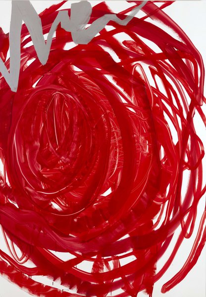 untitled, 2010, lacquer on aluminum, 85.04 x 59.06 in