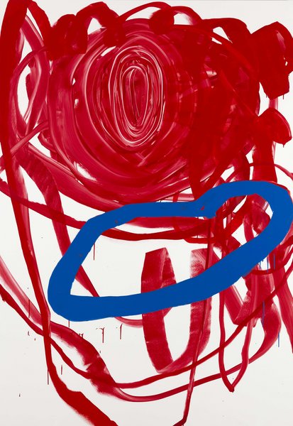 untitled, 2010, lacquer on aluminum, 85.04 x 59.06 in