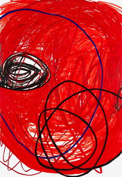 untitled, 2010, oil on aluminum, 85.03 x 59.05 in