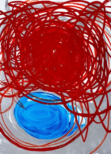 untitled, 2010, lacquer, oil on aluminum, 59.06 x 43.31 in