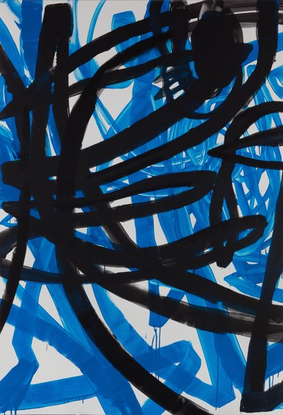 untitled, 2012, laquer on aluminum, 85.04 x 59.06 in