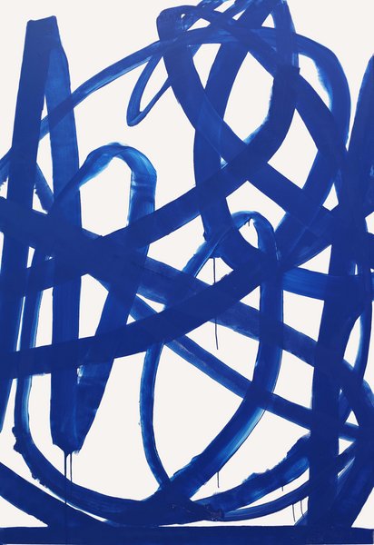 untitled, 2015, acrylic on aluminum, 86.61 x 59.05 in