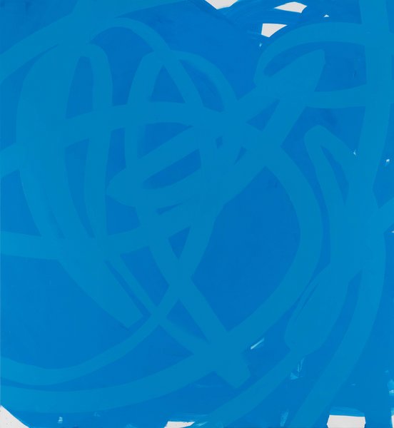 untitled, 2015, acrylic on aluminum, 85.82 x 78.34 in