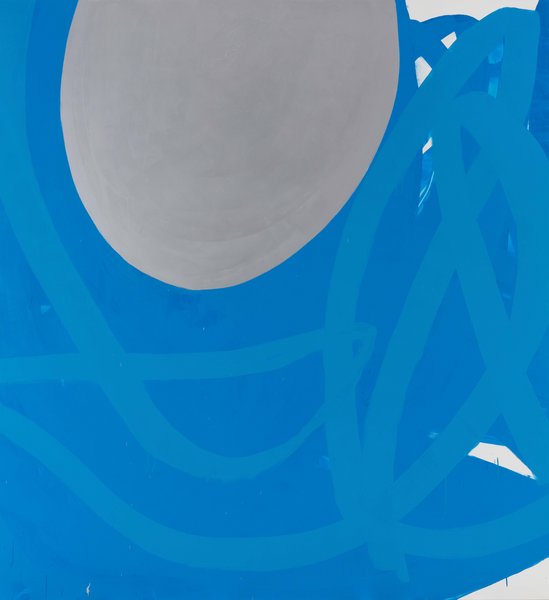 untitled, 2015, acrylic, lacquer on aluminum, 85.82 x 78.34 in