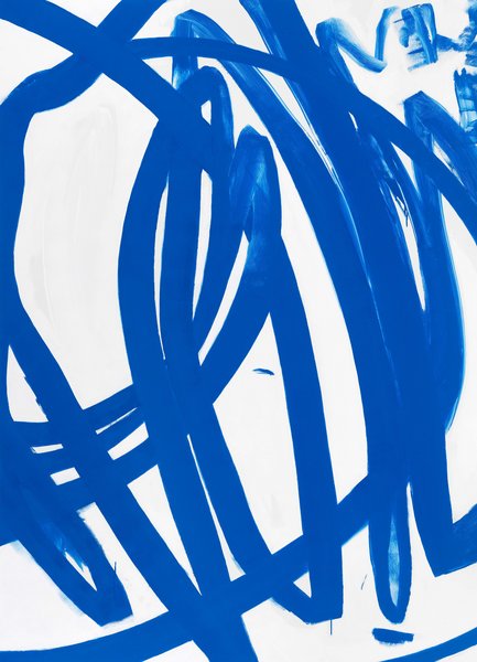 untitled, 2018, acrylic, laquer on aluminum, 85.71 x 62.79 in
